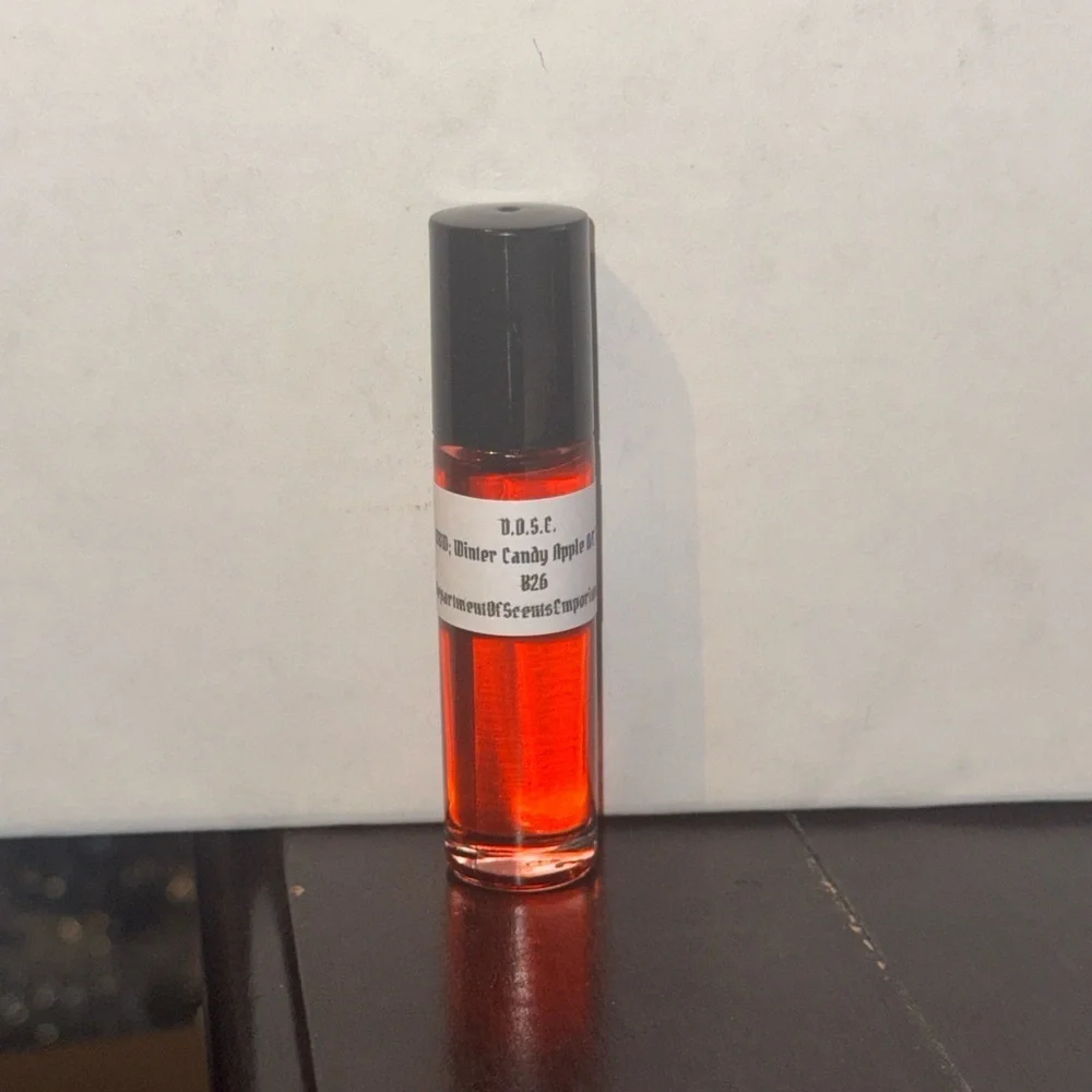 BBW Winter Candy Apple Type 1/3 Glass Roll On Bottle